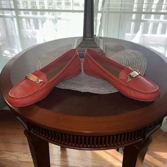 Orange Coach Loafers 7.5 - Picture 7 of 16